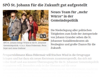 MeinBezirk-Presseartikel - © Die St. Johanner Sozialdemokraten